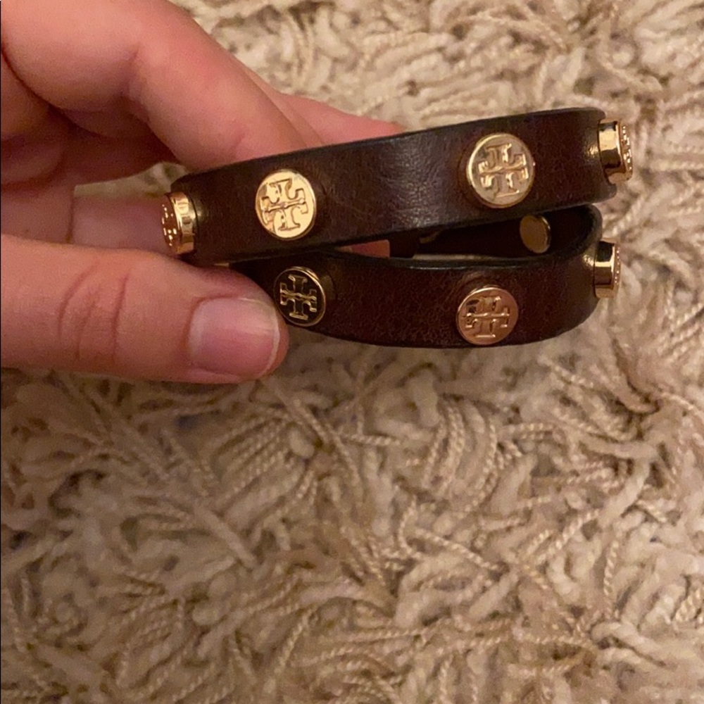 Tory Burch Wrap Leather Bracelet